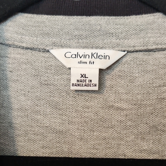 Calvin Klein Men's Black Polo Shirt - Picture 3 of 7
